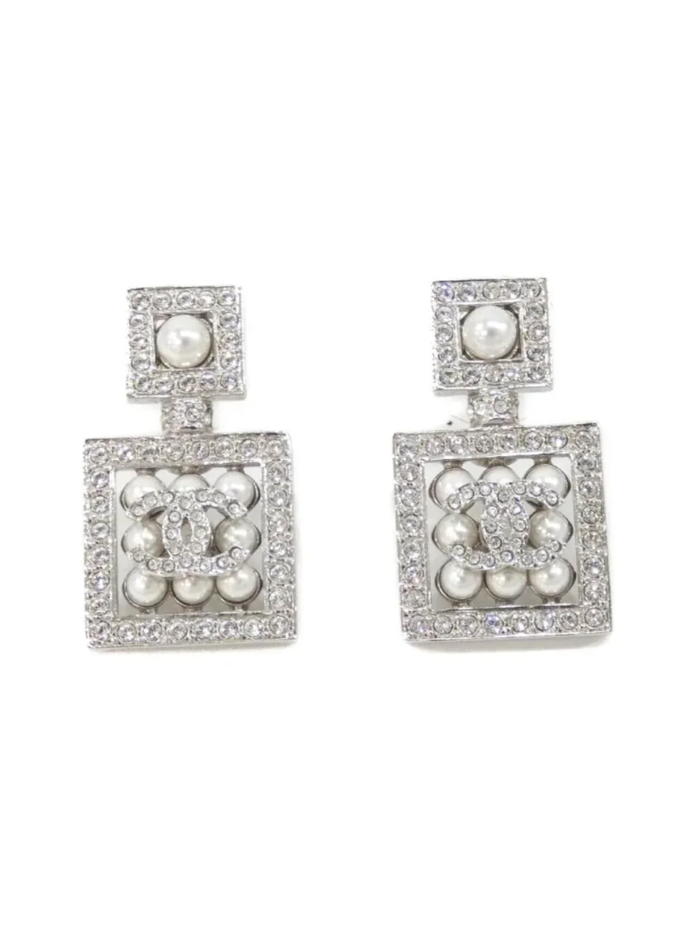 Chanel Earrings Silver